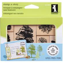 Find The Inkadinkado Stamp A Story Stamp Set Trees At Michaels